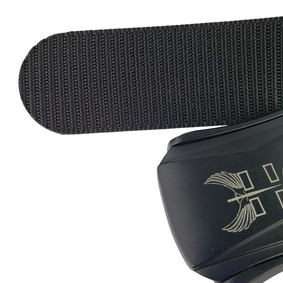 HC Logo Belt Black Nylon Metal Buckle Heavy Duty Cut to Fit 51" Brand New - Picture 4 of 6